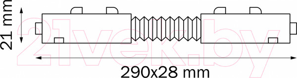 Изображение товара Коннектор для шинопровода Lightstar Barra 505157 (черный)