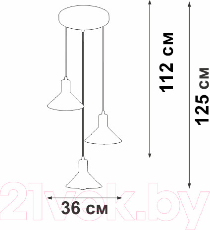 Изображение товара Люстра Vitaluce V4785-0/3S