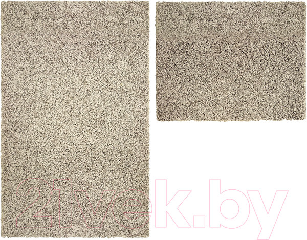 Изображение товара Набор ковриков для ванной и туалета Seroni Amazon 50x80/40x50 (Mink)