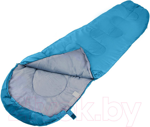 Изображение товара Спальный мешок Calviano Acamper Bergen (бирюзовый/серый)