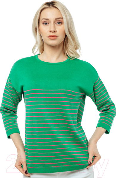 Изображение товара Джемпер Romgil ТЗ367 (р.158-164-88-94, зеленый/малиновый)