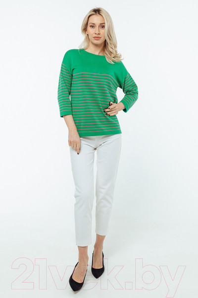 Изображение товара Джемпер Romgil ТЗ367 (р.158-164-88-94, зеленый/малиновый)