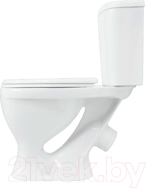 Изображение товара Унитаз напольный Sanita Luxe Формат WC.CC/Format/1-P/WHT.G/S1 (с сиденьем)
