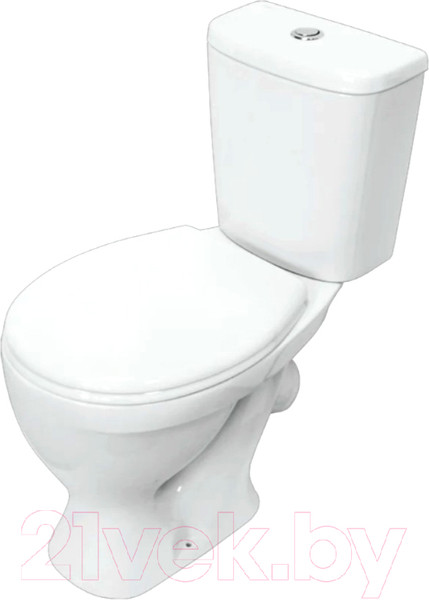 Изображение товара Унитаз напольный Sanita Luxe Формат WC.CC/Format/1-P/WHT.G/S1 (с сиденьем)