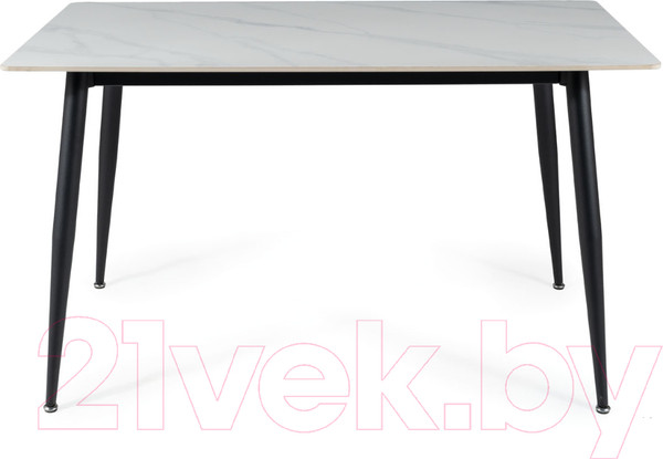 Изображение товара Обеденный стол Signal Rion 130x70 (белый/черный)