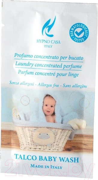 Изображение товара Кондиционер для белья Hypno Casa Talco Baby Wash Парфюм (10мл)