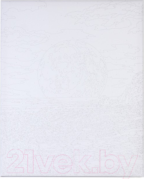 Изображение товара Картина по номерам Школа талантов Луна на закате / 7990292