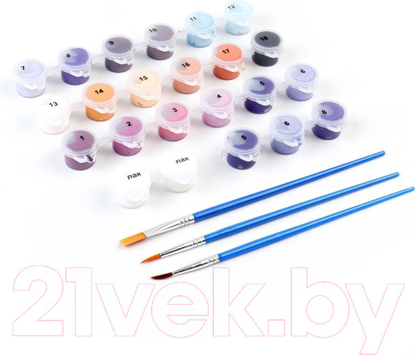 Изображение товара Картина по номерам Школа талантов Луна на закате / 7990292