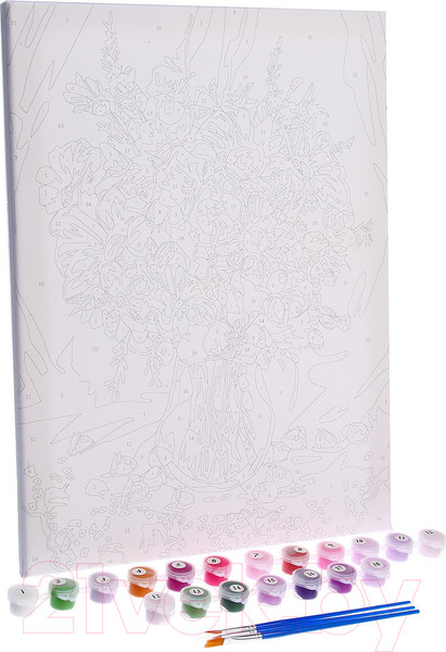 Изображение товара Картина по номерам Школа талантов Натюрморт с цветами / 9295622