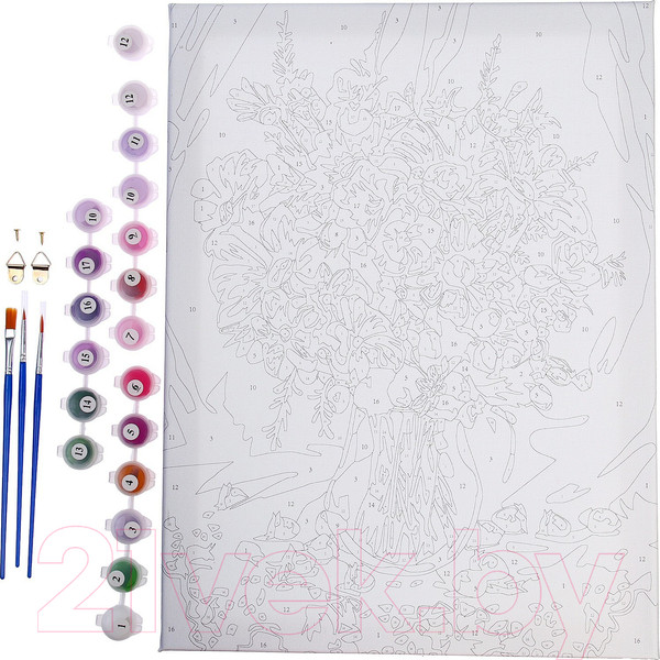 Изображение товара Картина по номерам Школа талантов Натюрморт с цветами / 9295622