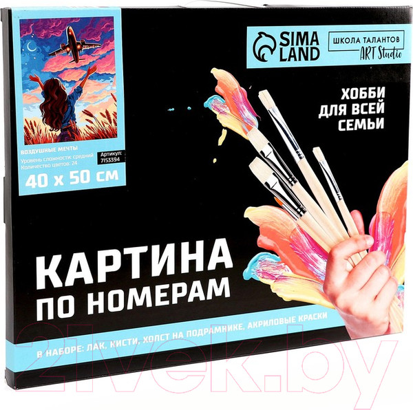 Изображение товара Картина по номерам Школа талантов Воздушные мечты / 7153394