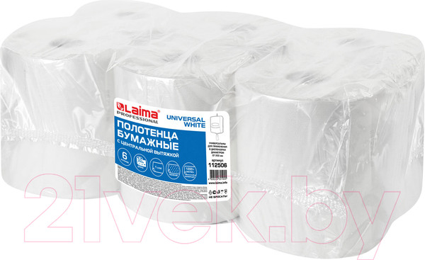 Изображение товара Бумажные полотенца Laima Universal White / 112506
