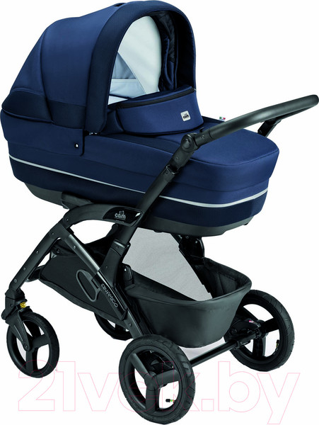 Изображение товара Детская универсальная коляска Cam Trio Dinamico Rover 3 в 1 / ART897030-T927B (синий/черный)