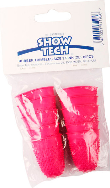 Изображение товара Набор напальчников для тримминга Show Tech Rubber Pink XL / 23STE035 (10шт)
