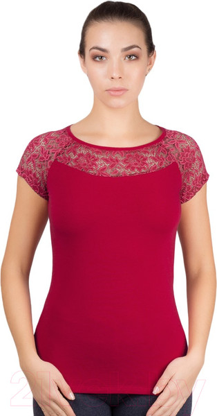 Изображение товара Футболка Verally 335-1 (р.170,176-108-114, алая роза)