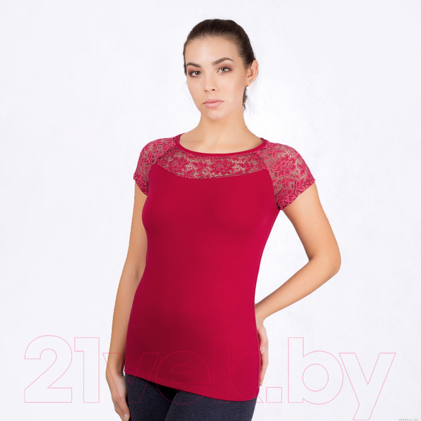 Изображение товара Футболка Verally 335-1 (р.170,176-112-118, алая роза)