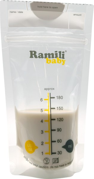 Изображение товара Набор пакетов для хранения молока Ramili Baby BMB40