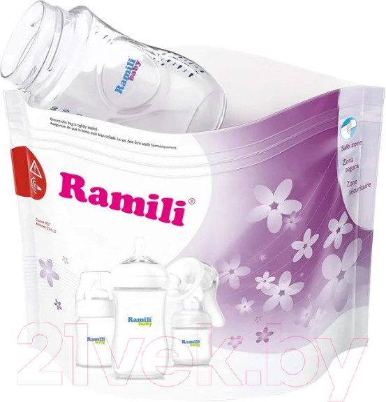 Изображение товара Набор пакетов для стерилизации в СВЧ-печи Ramili RSB105