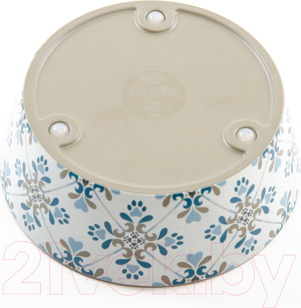 Изображение товара Миска для животных Tarhong Pawsitano / PE23996179 (белый с рисунком)