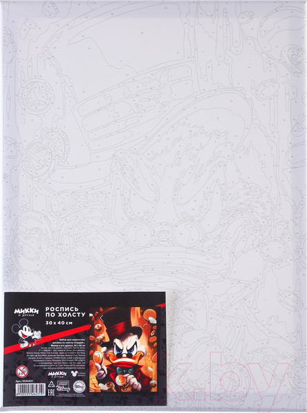 Изображение товара Картина по номерам Disney Скрудж / 9546431