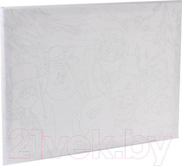 Изображение товара Картина по номерам Disney Дружная семья Гравити Фолз / 9570220