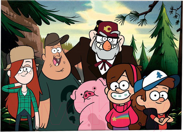 Изображение товара Картина по номерам Disney Дружная семья Гравити Фолз / 9570220