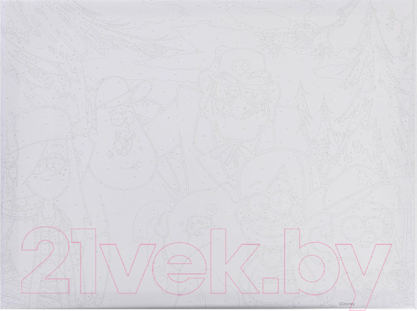 Изображение товара Картина по номерам Disney Дружная семья Гравити Фолз / 9570220