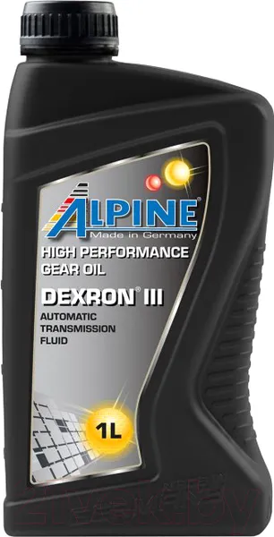 Изображение товара Трансмиссионное масло ALPINE ATF Dexron III / 0100661 (1л, красный)