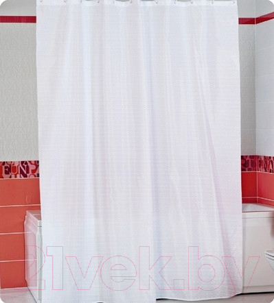 Изображение товара Шторка-занавеска для ванны Miranda Mdobby Check White