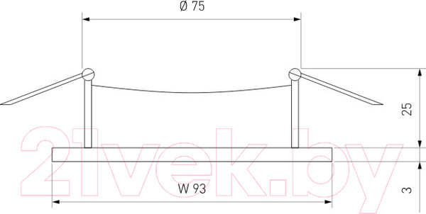 Изображение товара Точечный светильник Elektrostandard 1051/1 BK