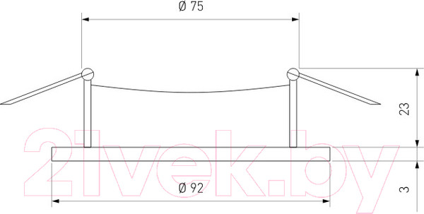 Изображение товара Точечный светильник Elektrostandard 1061/1 MR16 SL