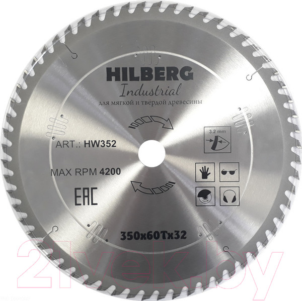 Изображение товара Пильный диск Hilberg HW352