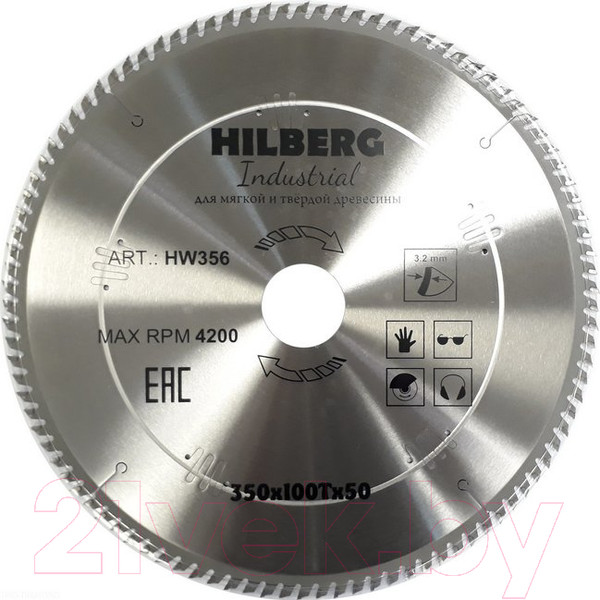 Изображение товара Пильный диск Hilberg HW356