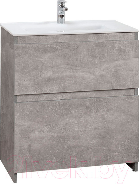 Изображение товара Тумба под умывальник Belux Сидней-Женева Н70-02 (31, бетон чикаго/светло-серый)