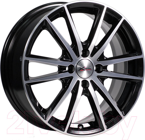 Изображение товара Литой диск X'trike X-129 16x6.5" 4x100мм DIA 60.1мм ET 48мм BK