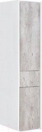 Изображение товара Шкаф-полупенал для ванной Roca Ronda / ZRU9303006 (бетон/белый матовый)