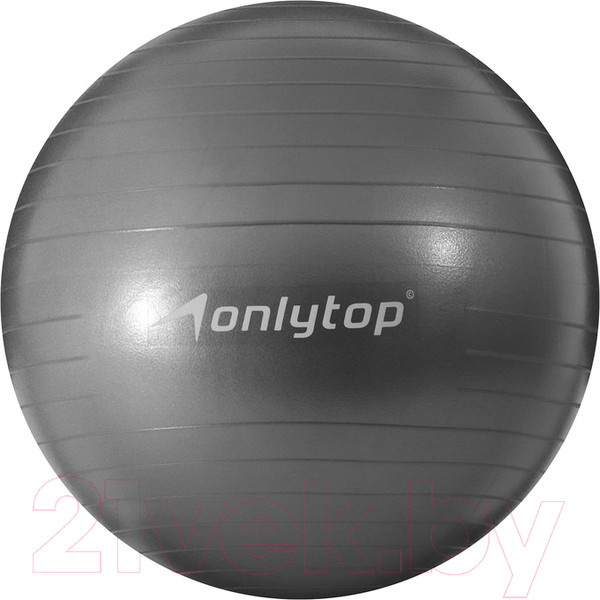 Изображение товара Фитбол гладкий Onlytop 3543998 (серый)