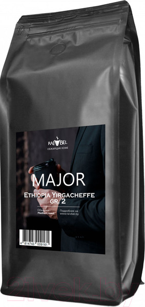 Изображение товара Кофе в зернах Major Ethiopia Yirgacheffe GR.2 (1кг)
