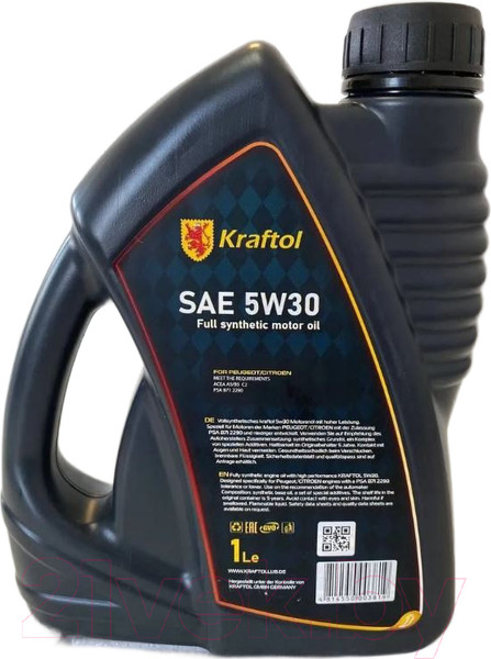Изображение товара Моторное масло Kraftol 5W30 PSA A5/B5 C2 / 3819 (1л)