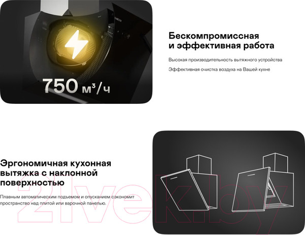 Изображение товара Вытяжка наклонная Garlyn СН-60