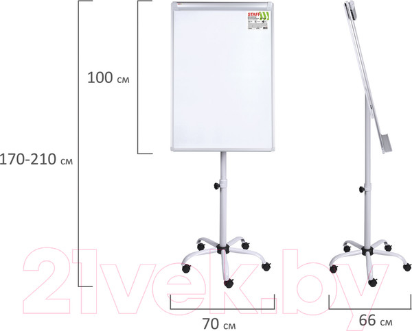 Изображение товара Магнитно-маркерная доска Staff 238003 (70x100см)