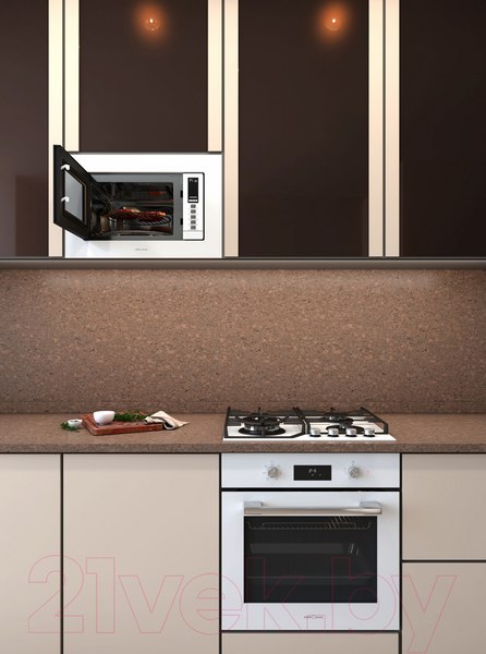 Изображение товара Микроволновая печь Krona Laune 60 WH DOTS K / КА-00005548