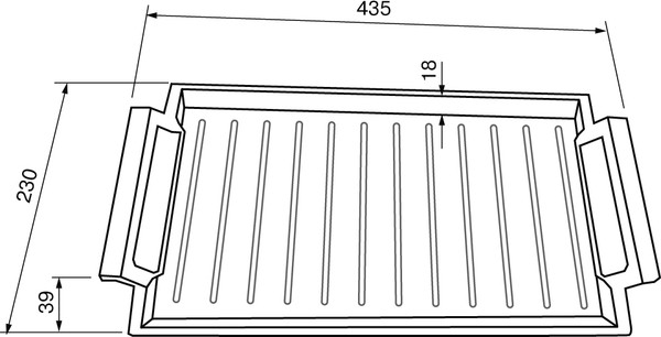 Изображение товара Накладной гриль Krona KRGRL001 / КА-00005507
