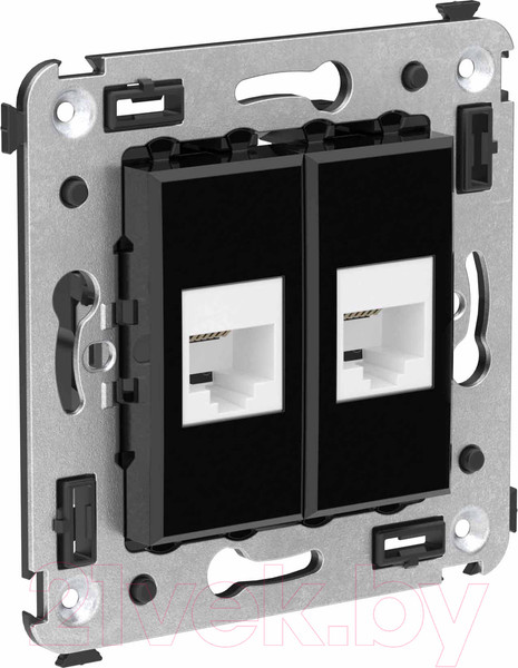 Изображение товара Розетка DKC Avanti RJ-12 / 4402614 (черный квадрат)