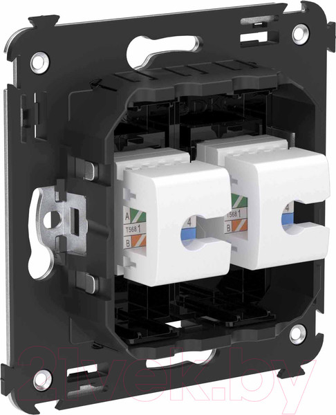 Изображение товара Розетка DKC Avanti RJ-12 / 4402614 (черный квадрат)