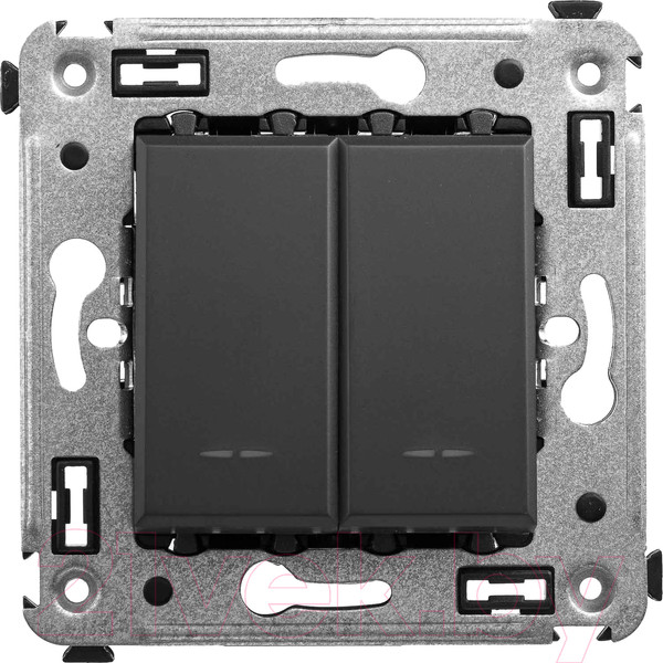 Изображение товара Выключатель DKC Avanti 4412154 (черный матовый)