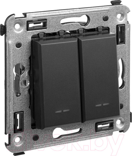 Изображение товара Выключатель DKC Avanti 4412154 (черный матовый)