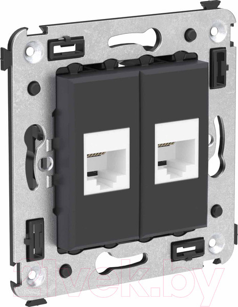 Изображение товара Розетка DKC Avanti RJ-12 / 4412614 (черный матовый)