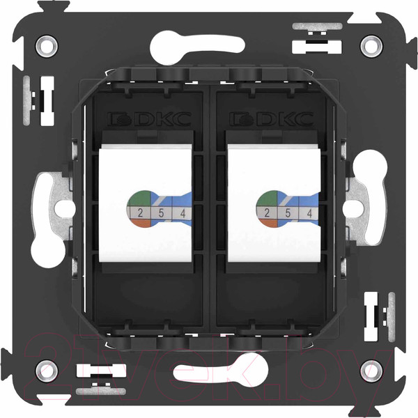 Изображение товара Розетка DKC Avanti RJ-12 / 4412614 (черный матовый)
