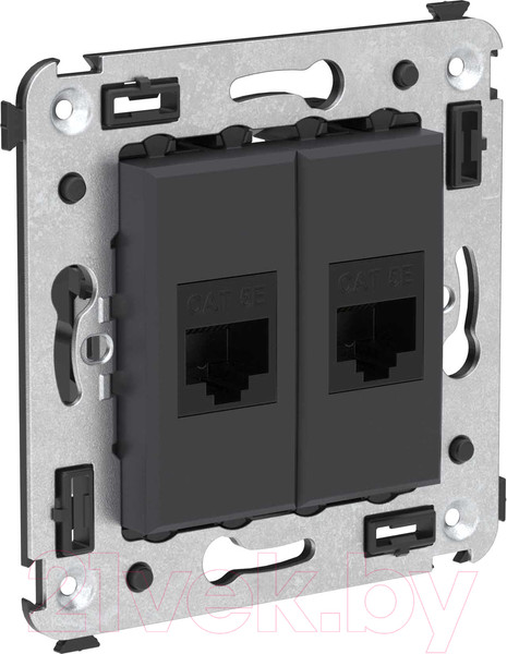 Изображение товара Розетка DKC Avanti RJ-45 / 4412664 (черный матовый)